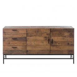 Ars manufacti Buffet Grasby - Pin recyclé / Métal - Pin foncé / Noir 20 Ars manufacti Buffet Grasby - Pin recyclé / Métal - Pin foncé / Noir -France Enfilades Soldes 2022 sideboard grasby altholz pinie metall pinie dunkel schwarz 4885000