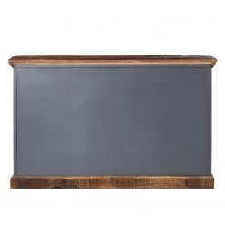Ars manufacti Console Hunter - Manguier massif / Métal - Manguier / Gris bleu -France Enfilades Soldes 2022 sideboard hunter mango massiv metall mango blaugrau 4414520