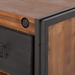 Ars manufacti Buffet Manchester I - Acacia massif / Métal -France Enfilades Soldes 2022 sideboard manchester i akazie massiv metall 4873204