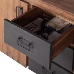 Ars manufacti Buffet Manchester II - Acacia massif / Métal 18 Ars manufacti Buffet Manchester II - Acacia massif / Métal -France Enfilades Soldes 2022 sideboard manchester ii akazie massiv metall 4876156