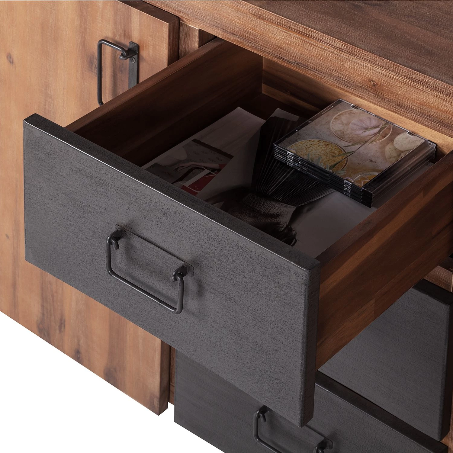 Ars manufacti Buffet Manchester II - Acacia massif / Métal 8 Ars manufacti Buffet Manchester II - Acacia massif / Métal – Image 6