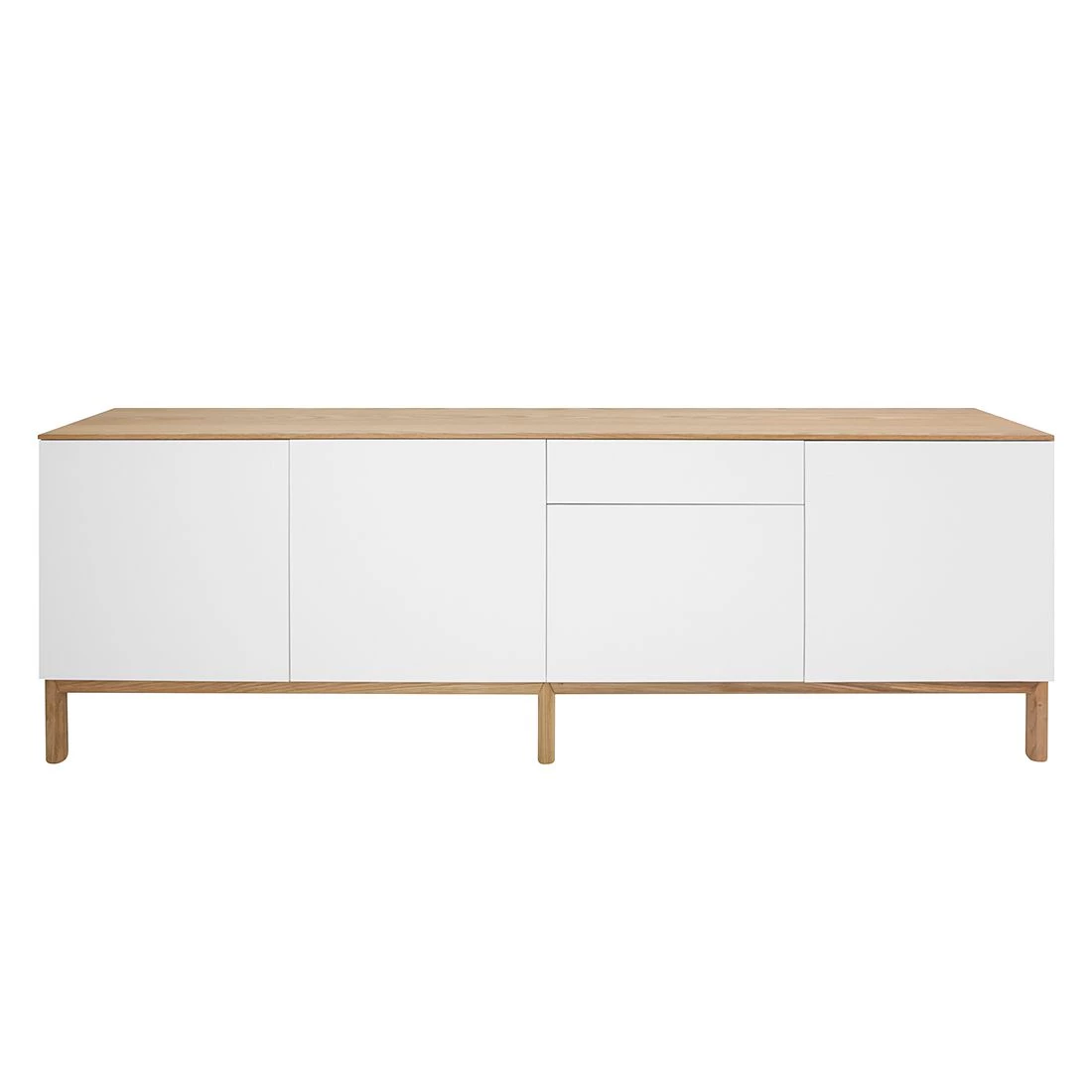 Tenzo Buffet Patch IV - Partiellement en chêne massif - Blanc 5 Tenzo Buffet Patch IV - Partiellement en chêne massif - Blanc – Image 3