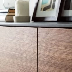 Eva Padberg Collection Buffet Payara - Noyer / Anthracite -France Enfilades Soldes 2022 sideboard payara walnuss schwarz 4372576