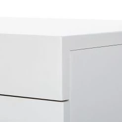 Fredriks Buffet Roomconcept (avec éclairage LED) - Blanc brillant -France Enfilades Soldes 2022 sideboard roomconcept inkl led beleuchtung hochglanz weiss 4799924