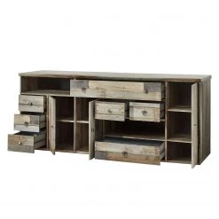Red Living Buffet bas Tapara - Marron / Gris -France Enfilades Soldes 2022 sideboard tapara braun grau 4383832