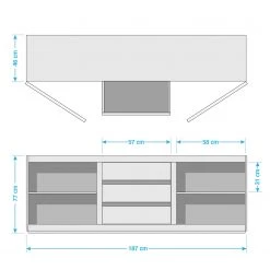 Ars Natura Buffet Tapurah - Sheesham massif -France Enfilades Soldes 2022 sideboard tapurah sheesham massiv 5173980