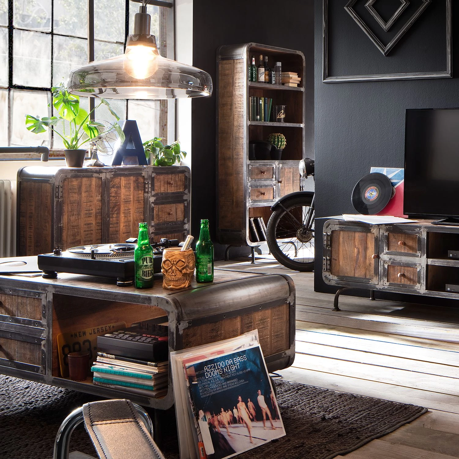 Ars manufacti Buffet Wharton I - Partiellement en acacia massif / Acier 5 Ars manufacti Buffet Wharton I - Partiellement en acacia massif / Acier – Image 3